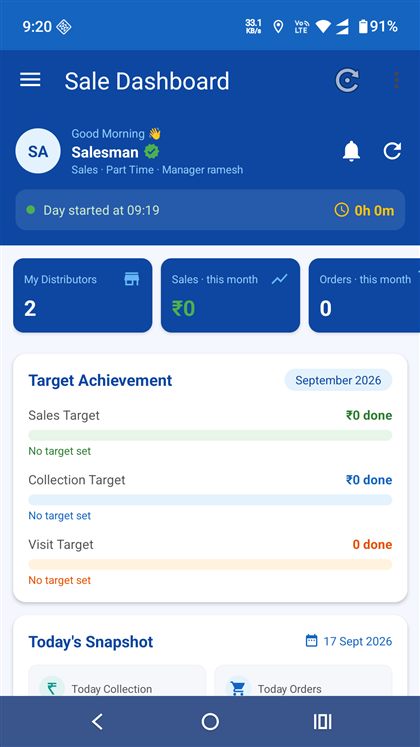 Sale dashboard