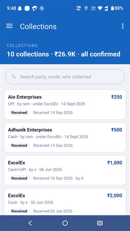 Collections to verify